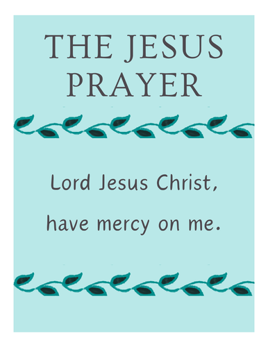 The Jesus Prayer - Prayer Poster - Religion - Christianity - Lent - Easter | Teaching Resources