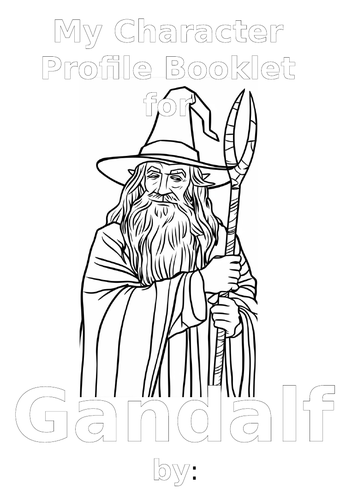 Gandalf JRR Tolkien Lord of the Rings / Hobbit Describe the Character ...