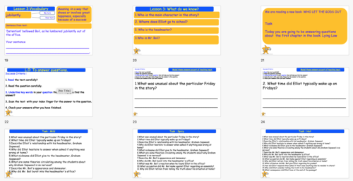WHO LET THE GODS OUT-A diary of Elliot based on Chapter 1 | Teaching ...