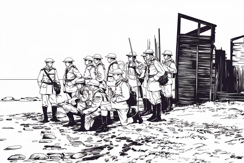 WW1 World War 1 WWI Soldiers etc. Coloring Sheets Colouring Pages ...