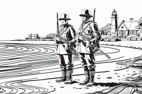 WW1 World War 1 WWI Soldiers etc. Coloring Sheets Colouring Pages ...