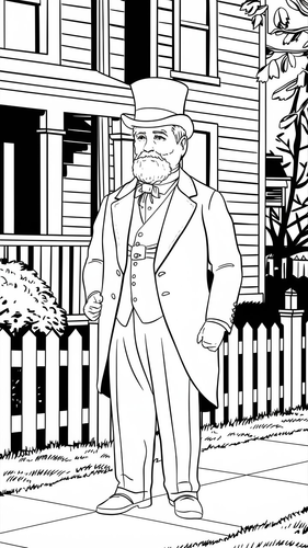 Victorian Era Transportation Coloring Sheets Victorian Printable