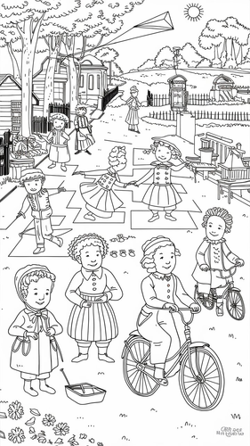 Victorian Era Transportation Coloring Sheets Victorian Printable