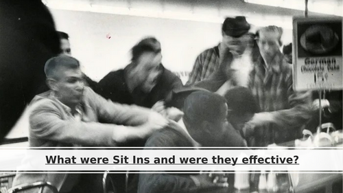 What were sit-ins, and how were they effective? | Teaching Resources