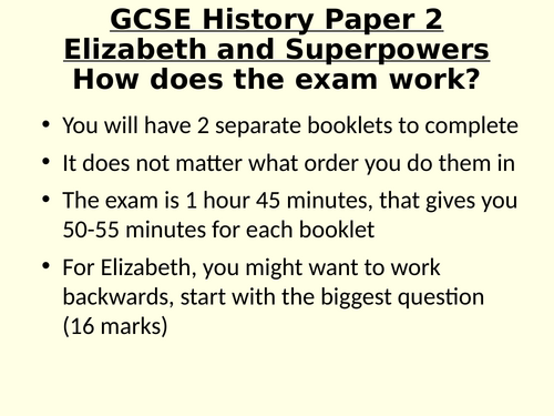 Knowledge organisers / revision maps bundle for Edexcel GCSE History ...