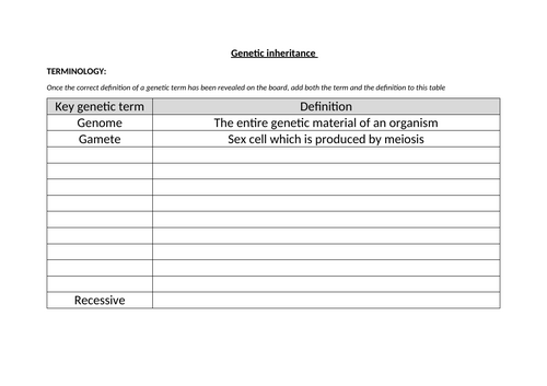 AQA GCSE Combined biology FINAL REVISION | Teaching Resources