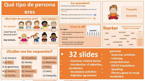 Viva 1, Module 1.2 - Qué tipo de persona eres