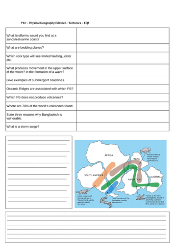 Edexcel A Level Geography Tectonics & Coasts complete Set Of Lessons ...