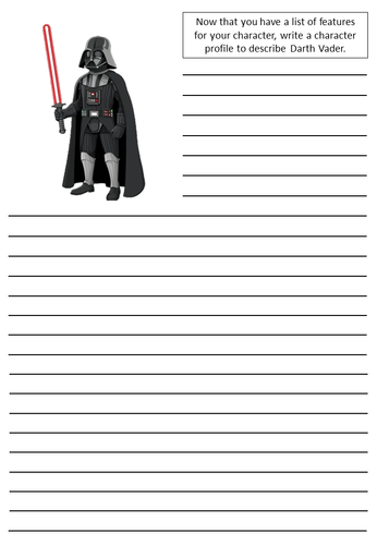 NEW Darth Vader - (Star Wars) Character Describe Book Character Booklet ...