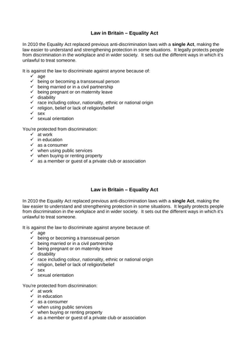 GCSE RS Status and Roles of Women (Religion, Human Rights and Social ...
