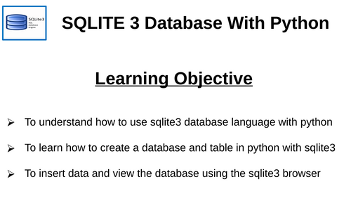 SQL database with Python | Teaching Resources