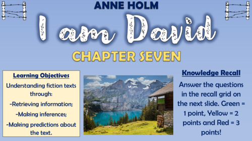 I am David - Anne Holm - Chapter 7 - Double Lesson!