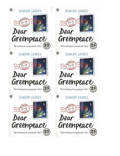 Dear Greenpeace by Simon James - Year 3 Unit of Writing Resources ...