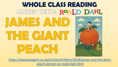 James and the Giant Peach - Whole Class Reading Session!