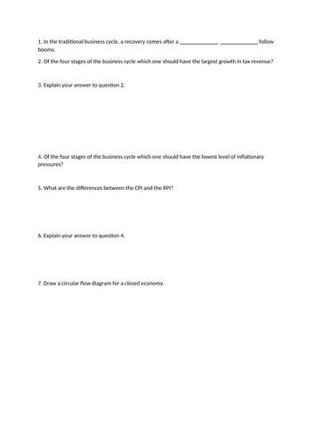 A Level Economics - Economic Growth | Teaching Resources