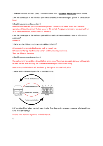 A Level Economics - Economic Growth | Teaching Resources