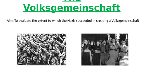 A-level History - Germany PowerPoints | Teaching Resources