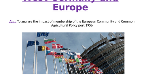 A-level History - Germany PowerPoints | Teaching Resources