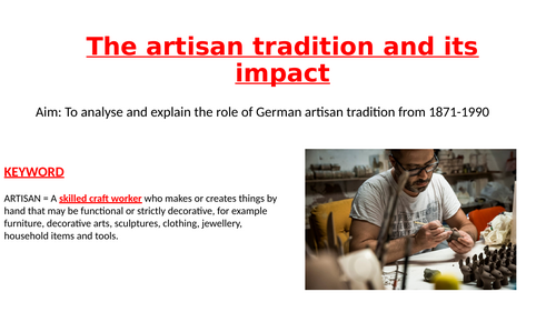 A-level History - Germany PowerPoints | Teaching Resources
