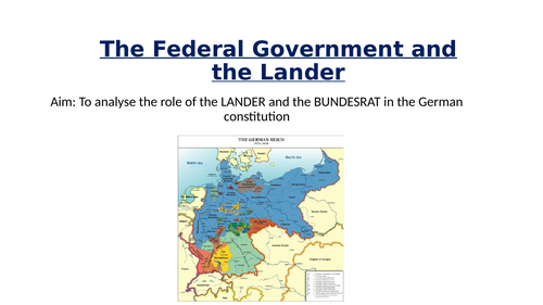 A-level History - Germany PowerPoints | Teaching Resources