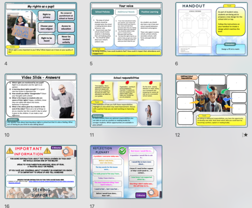 My Rights and Responsibilities at school | Teaching Resources