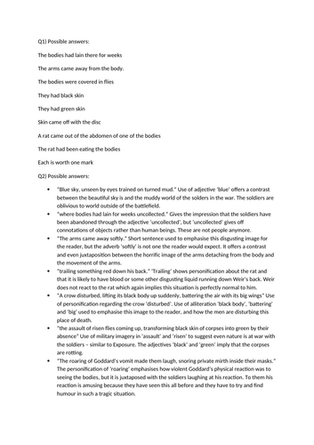 Language Paper 1 Revision SOW | Teaching Resources