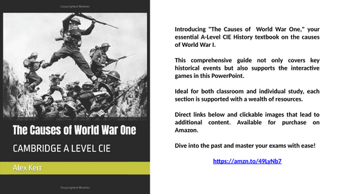 End of Year Games For: Causes of WW1. | Teaching Resources