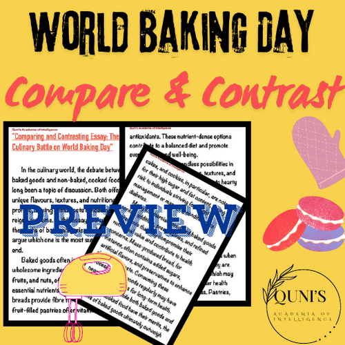 and Contrasting Essay The Culinary Battle on World Baking