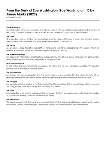 From the Desk of Zoe Washington (Zoe Washington, 1) by Janae Marks ...