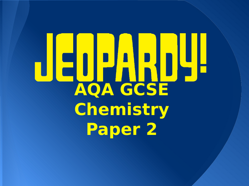 AQA GCSE Separate Chemistry Revision Game | Teaching Resources