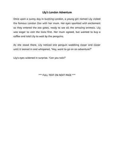 Talk 4 Writing innovated model text for Katie in London | Teaching ...