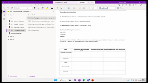 GCSE CHEMISTRY POWERPOINTS - WHOLE COURSE WITH ANSWERS | Teaching Resources
