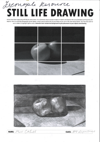 Still Life Drawing | Teaching Resources