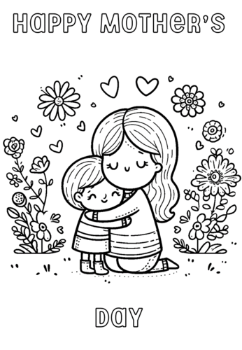 Mother's Day Colouring Pages - Celebrations Colouring Sheets or Greeting Cards | Teaching Resources