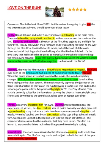 Writing a fantastic REVIEW - GCSE English Language | Teaching Resources