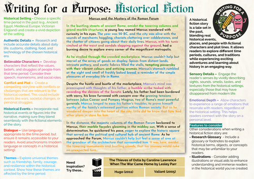 Writing for a Purpose: Historical Fiction KS2+