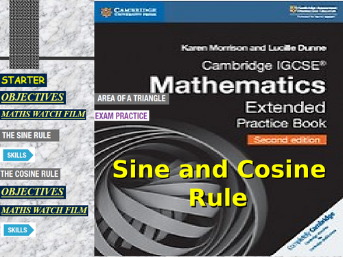 COMPREHENSIVE REVISION GCSE ON TRIGONOMETRY(SINE AND COSINE RULE