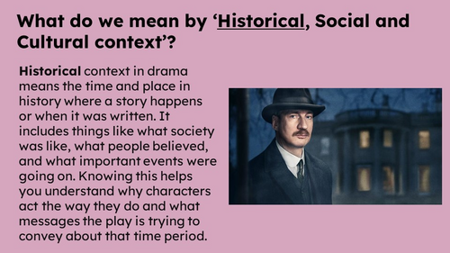 An Inspector Calls: Historical, Social and Cultural context | Teaching ...