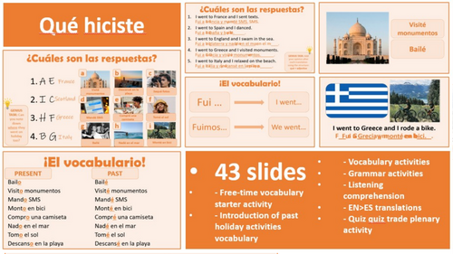 Viva 2, Module 1.2 - Qué hiciste