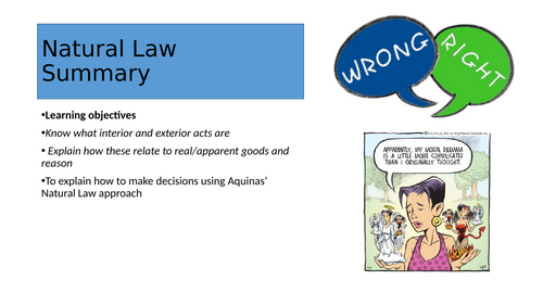 Natural Moral Law - summary