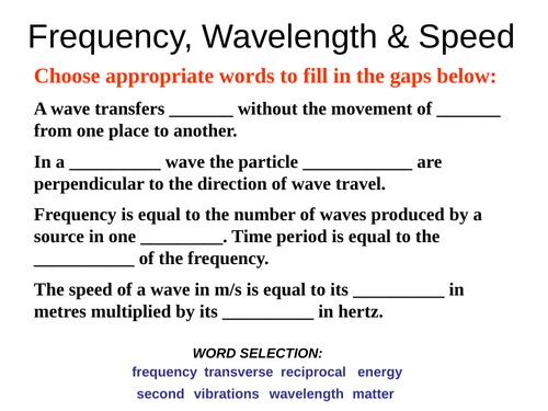 CIE IGCSE Physics - Waves - Topic 3 - Complete Set Of Resources ...