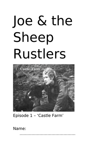 Joe and the Sheep Rustlers 10 Week Workbook English | Teaching Resources