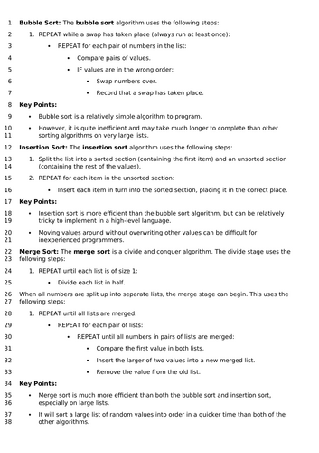 OCR GCSE J277 Algorithms Unit 6 (full unit) | Teaching Resources