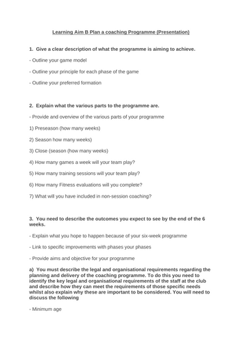 L3 BTEC 2019 Unit D1: Applied Coaching | Teaching Resources
