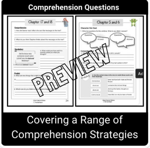 WISHTREE by Katherine Applegate NOVEL STUDY | Teaching Resources