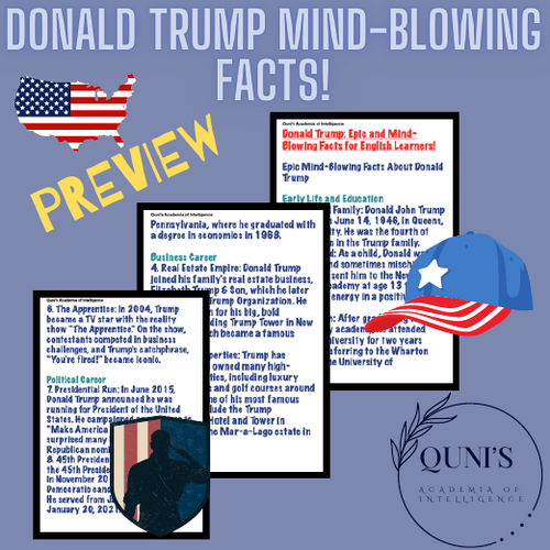 Donald Trump: Epic and Mind-Blowing Facts for English Learners ...