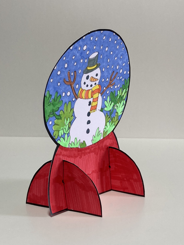 Cut Out Snow Globe | Teaching Resources