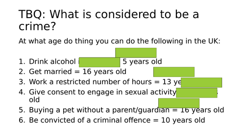 OCR GCSE Psychology: Criminal Psychology