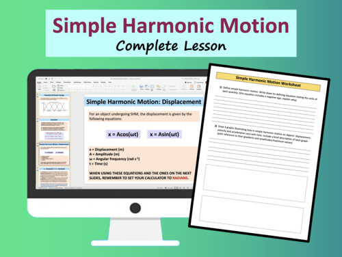 Simple Harmonic Motion - A Level Physics | Teaching Resources
