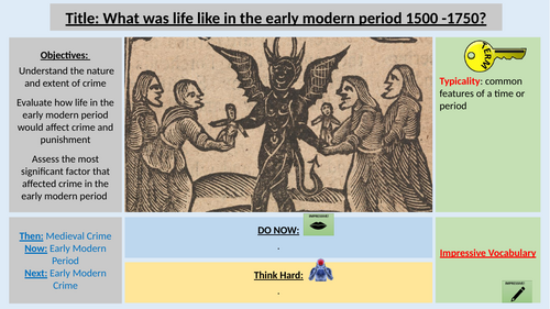 4. Early Modern England Overview OCR History | Teaching Resources